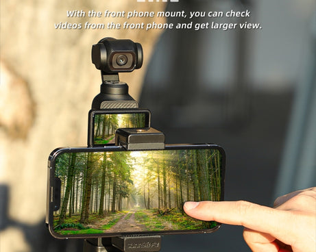 For DJI OSMO Pocket 3 Sunnylife Front Phone Holder Mount Handheld Tripod Expansion Brackets, OP3-ZJ747