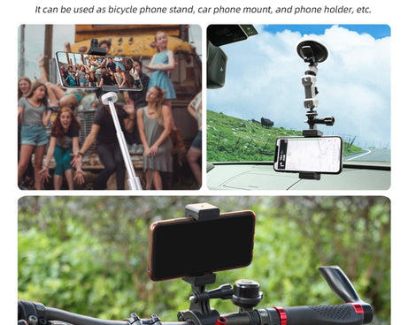 For DJI OSMO Pocket 3 Sunnylife Front Phone Holder Mount Handheld Tripod Expansion Brackets, OP3-ZJ747