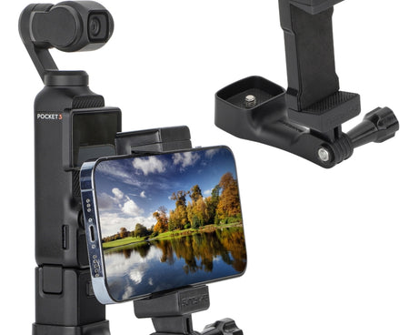 For DJI OSMO Pocket 3 Sunnylife Front Phone Holder Mount Handheld Tripod Expansion Brackets, OP3-ZJ747