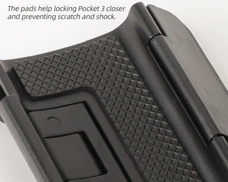 For DJI OSMO Pocket 3 Sunnylife Expansion Adapter Foldable Dual Hooks Adapter Protective Case Bracket