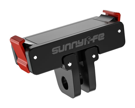 For DJI Osmo Action 5 Pro / 4 / 3 Sunnylife Foldable Magnetic Quick Release Mount Action Camera Selfie Stick Tripod Adapter Cam Stand