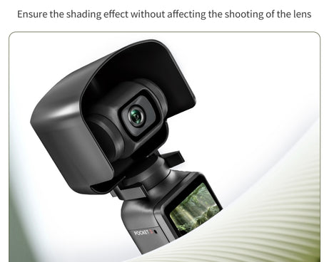For DJI OSMO Pocket 3 STARTRC 2 in 1 Gimbal Camera Lens Cover Sunshade