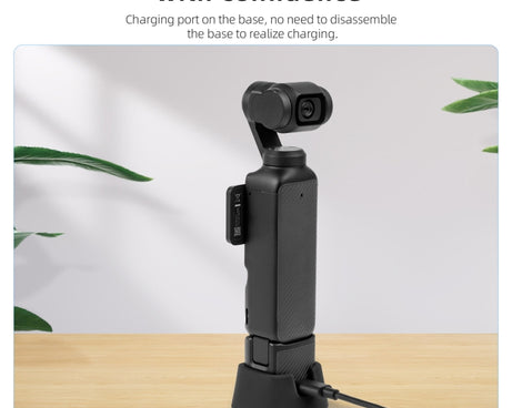 For DJI Osmo Pocket 3 STARTRC Silicone Desktop Base Bracket