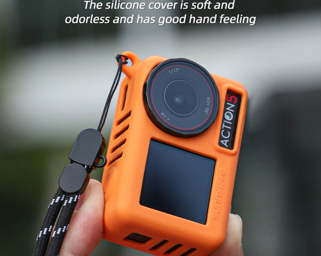 For DJI Osmo Action 5 Pro / 4 / 3 2pcs Sunnylife Silicone Lens Cap