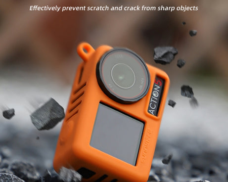 For DJI Osmo Action 5 Pro / 4 / 3 2pcs Sunnylife Silicone Lens Cap