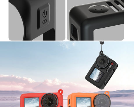 For DJI Osmo Action 5 Pro / 4 / 3 2pcs Sunnylife Silicone Lens Cap