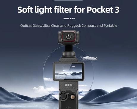For DJI OSMO Pocket 3 STARTRC 1/4 Black Mist Filter, Black Mist