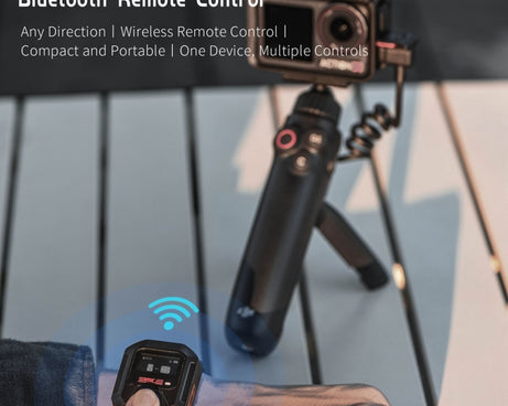 For DJI Osmo Action 5 Pro / 4 / 3 GPS Bluetooth Remote Control
