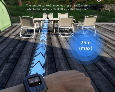 For DJI Osmo Action 5 Pro / 4 / 3 GPS Bluetooth Remote Control