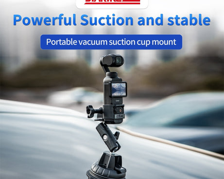 For DJI OSMO Pocket 3 STARTRC Suction Cup Holder Expansion Adapter Bracket, For DJI OSMO Pocket 3 Suction Cup Holder
