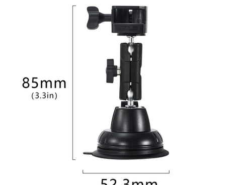 For DJI OSMO Pocket 3 STARTRC Suction Cup Holder Expansion Adapter Bracket, For DJI OSMO Pocket 3 Suction Cup Holder