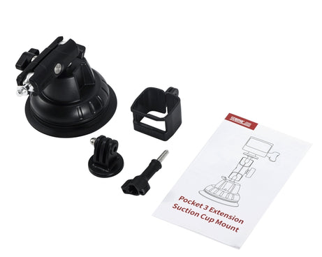 For DJI OSMO Pocket 3 STARTRC Suction Cup Holder Expansion Adapter Bracket, For DJI OSMO Pocket 3 Suction Cup Holder