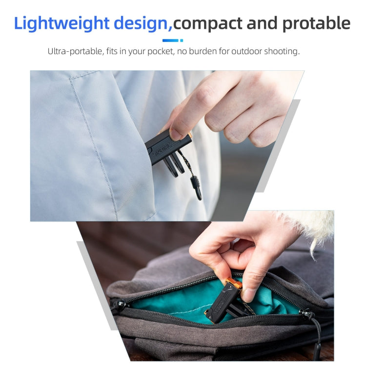 For DJI Osmo Action 5 Pro STARTRC Plastic Quick Adapter Magnetic Extension Bracket