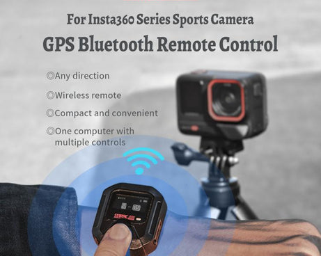 STARTRC GPS Bluetooth Remote Control For Insta360 X4 Series / Ace Pro Series / GO 3S Series, For Insta360 X4 Series
