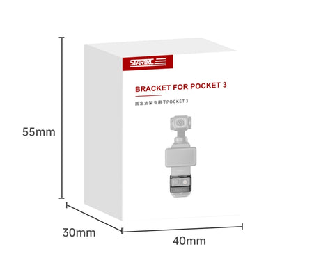 For DJI OSMO Pocket 3 STARTRC Expansion Bracket Fixed Plastic Frame, For DJI OSMO Pocket 3 Plastic Frame
