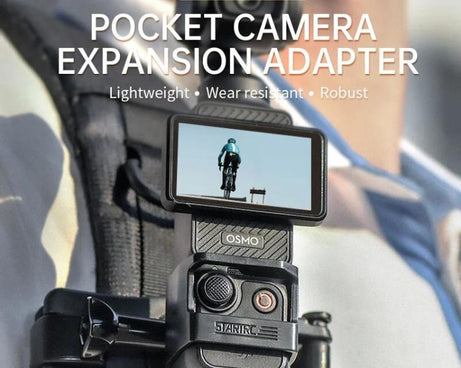 For DJI OSMO Pocket 3 STARTRC Expansion Bracket Fixed Plastic Frame, For DJI OSMO Pocket 3 Plastic Frame