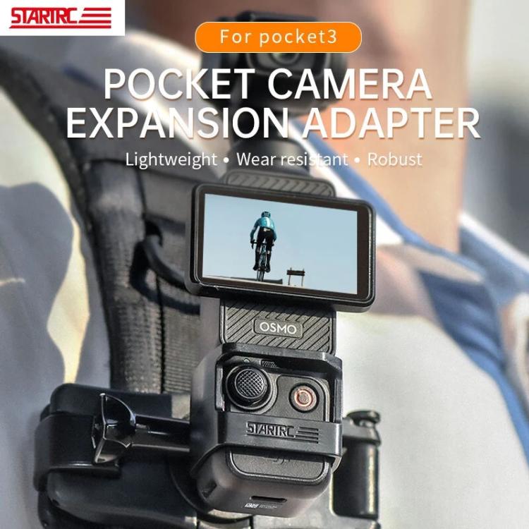 For DJI OSMO Pocket 3 STARTRC Expansion Bracket Fixed Plastic Frame, For DJI OSMO Pocket 3 Plastic Frame