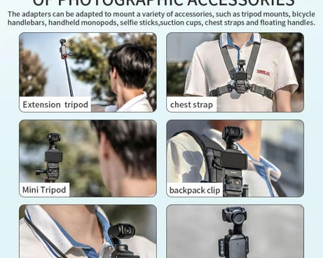 For DJI OSMO Pocket 3 STARTRC Expansion Bracket Fixed Plastic Frame, For DJI OSMO Pocket 3 Plastic Frame