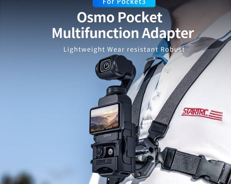 For DJI OSMO Pocket 3 STARTRC Protection Frame Expansion Adapter Bracket, For DJI OSMO Pocket 3 Expansion Adapter