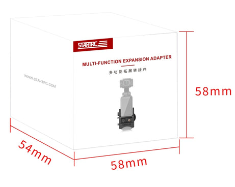 For DJI OSMO Pocket 3 STARTRC Protection Frame Expansion Adapter Bracket, For DJI OSMO Pocket 3 Expansion Adapter