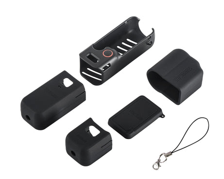 For DJI OSMO Pocket 3 STARTRC 5 in 1 Body Lens Handle Screen Silicone TPU Case, 5 in 1 Case