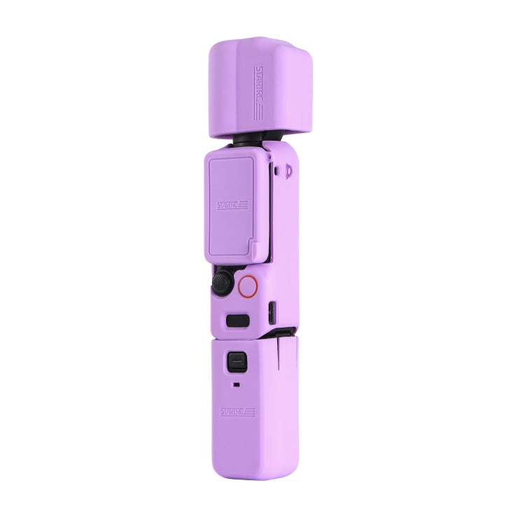 For DJI OSMO Pocket 3 STARTRC 5 in 1 Body Lens Handle Screen Silicone TPU Case, 5 in 1 Case