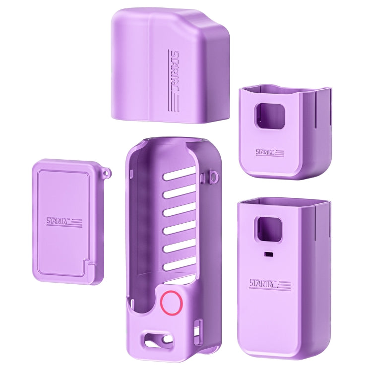 For DJI OSMO Pocket 3 STARTRC 5 in 1 Body Lens Handle Screen Silicone TPU Case, 5 in 1 Case
