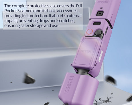 For DJI OSMO Pocket 3 STARTRC 5 in 1 Body Lens Handle Screen Silicone TPU Case, 5 in 1 Case