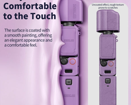 For DJI OSMO Pocket 3 STARTRC 5 in 1 Body Lens Handle Screen Silicone TPU Case, 5 in 1 Case