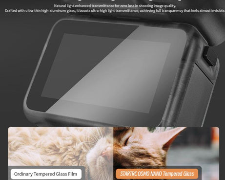 For DJI Osmo Nano STARTRC 2pcs Tempered Glass Film