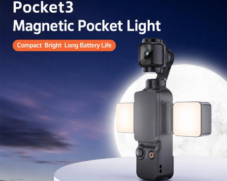 For DJI Osmo Pocket 3 Desiontal Portable Magnetic Fill Light, PM01 Single Light, PM01 Single Light