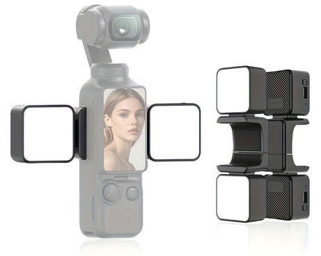 For DJI Osmo Pocket 3 Desiontal Portable Magnetic Fill Light, PM02 Dual Light, PM02 Dual Light