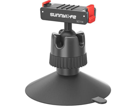 Sunnylife Magnetic Quick-Release Ball-Joint Adapter Mount 360 Rotatable Suction Cup Bracket For DJI Osmo 360 / Action 5 Pro / 4 / 3, For DJI Osmo 360 / Action 5 Pro / 4 / 3