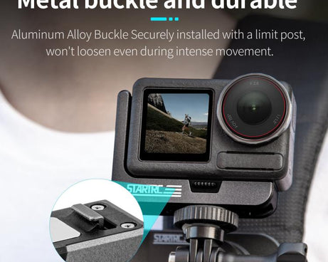 For DJI Osmo Action 5 Pro / 4 / 3 STARTRC L-shaped Magnetic Quick Release Bracket, For DJI Osmo Action 5 Pro / 4 / 3 L-shaped