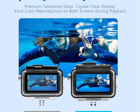 For DJI Osmo Action 5 Pro / 3 / 4 STARTRC 40m Underwater Waterproof Housing Diving Case