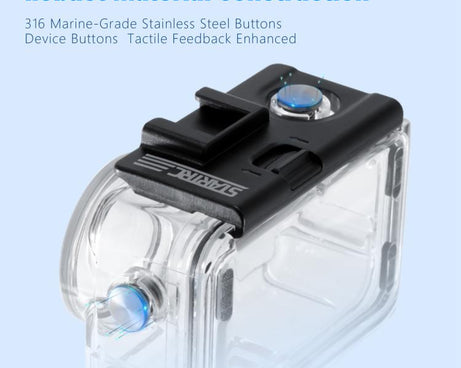 For DJI Osmo Action 5 Pro / 3 / 4 STARTRC 40m Underwater Waterproof Housing Diving Case