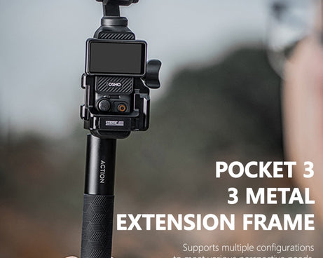 For DJI OSMO Pocket 3 STARTRC Metal Protection Frame Cage Expansion Adapter Bracket, For DJI OSMO Pocket 3 Metal Protection Frame