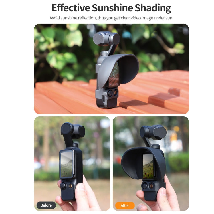 For DJI OSMO Pocket 3 Sunnylife Sunshade Screen Protective Cover Hood