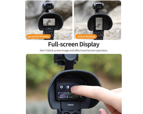 For DJI OSMO Pocket 3 Sunnylife Sunshade Screen Protective Cover Hood