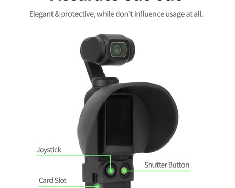 For DJI OSMO Pocket 3 Sunnylife Sunshade Screen Protective Cover Hood