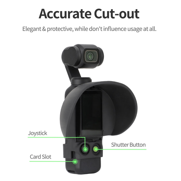 For DJI OSMO Pocket 3 Sunnylife Sunshade Screen Protective Cover Hood