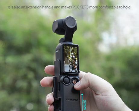 For DJI OSMO Pocket 3 Sunnylife Hand Band Protective Frame Cold Shoe Extension Handle Cover