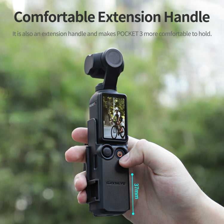 For DJI OSMO Pocket 3 Sunnylife Hand Band Protective Frame Cold Shoe Extension Handle Cover