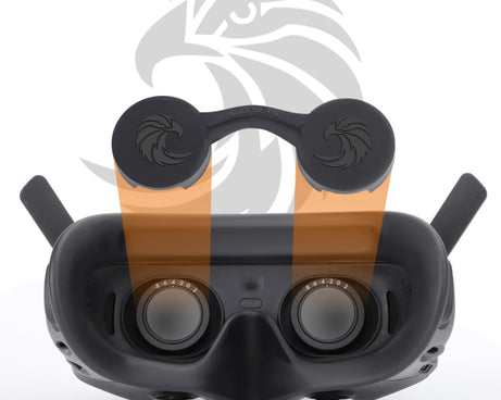 For DJI Goggles 2 / Goggles 3 Lens Cover Dust-proof VR Lens Silicone Case Soft Protector