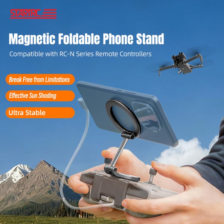 For DJI RC-N STARTRC Remote Controller Phone Magnetic Mount