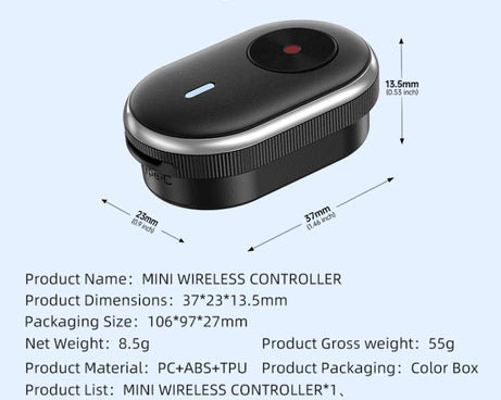STARTRC Mini Action Camera Wireless Remote Control, General