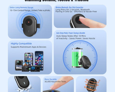 STARTRC Mini Action Camera Wireless Remote Control, General
