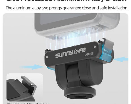 For DJI Osmo 360 Sunnylife Dual-Direction Magnetic Quick Release Adapter Mount