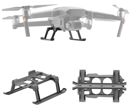 For DJI Mavic 2 BRDRC Sled Folding Heightened Landing Gear Training Rack, For DJI Mavic 2