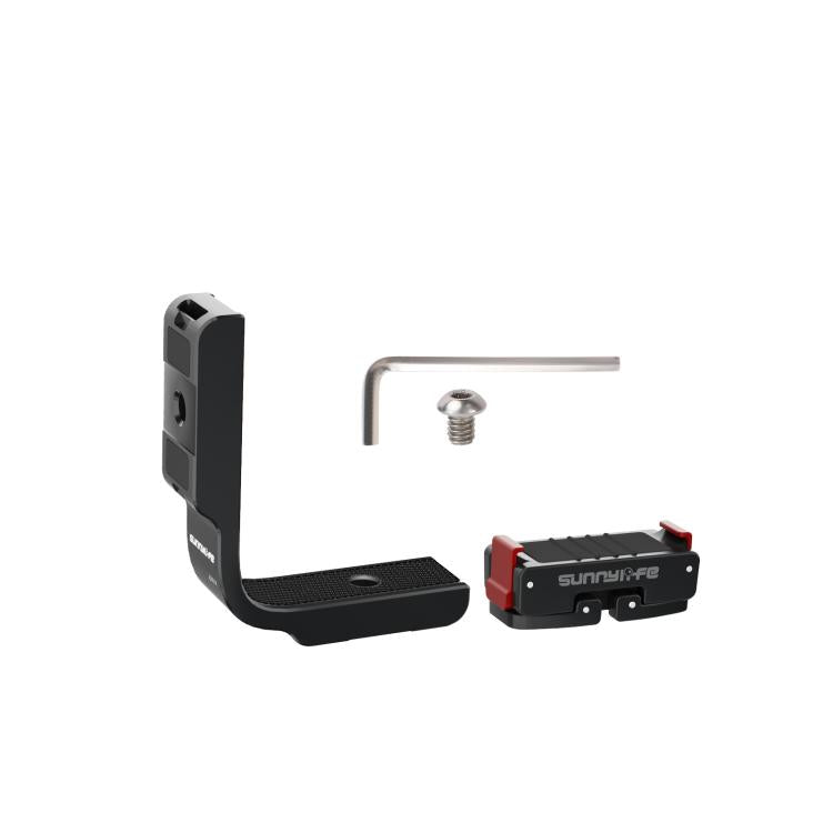 For DJI Osmo 360 Sunnylife Metal L-Type Vertical-Horizontal Mount with Magnetic Adapter Quick Release Mount Adapter Stand